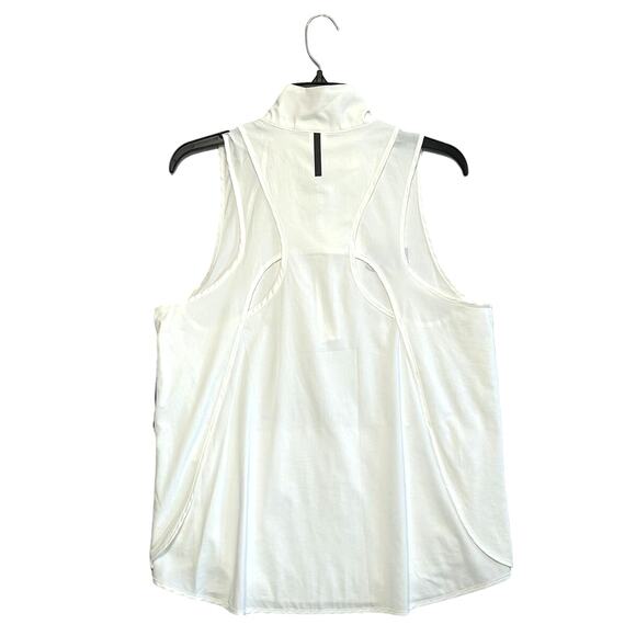 New Balance Women's NWT White Cycling Speed Vest M Pockets Vented Breathable - Picture 2 of 9